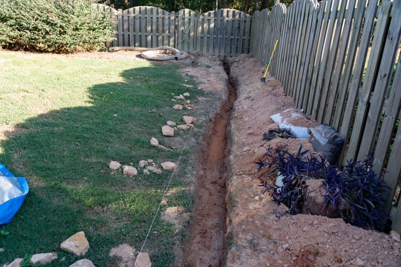 Finished French Drain Installation